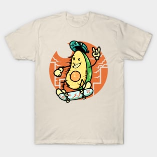 skateboarding avocado T-Shirt